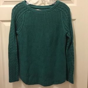 LOFT teal blue sweater size M